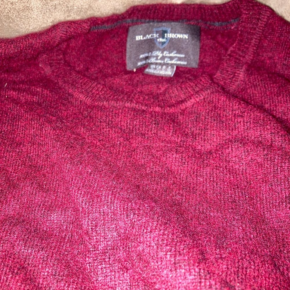 Maroon Red Sweater Large